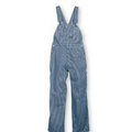 Walls Big Smith Hickory Stripe Zip Fly Bib Overalls